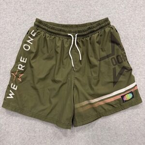 Slunks Shorts Mens XL Olive Green Apex1 Volleyball Lined